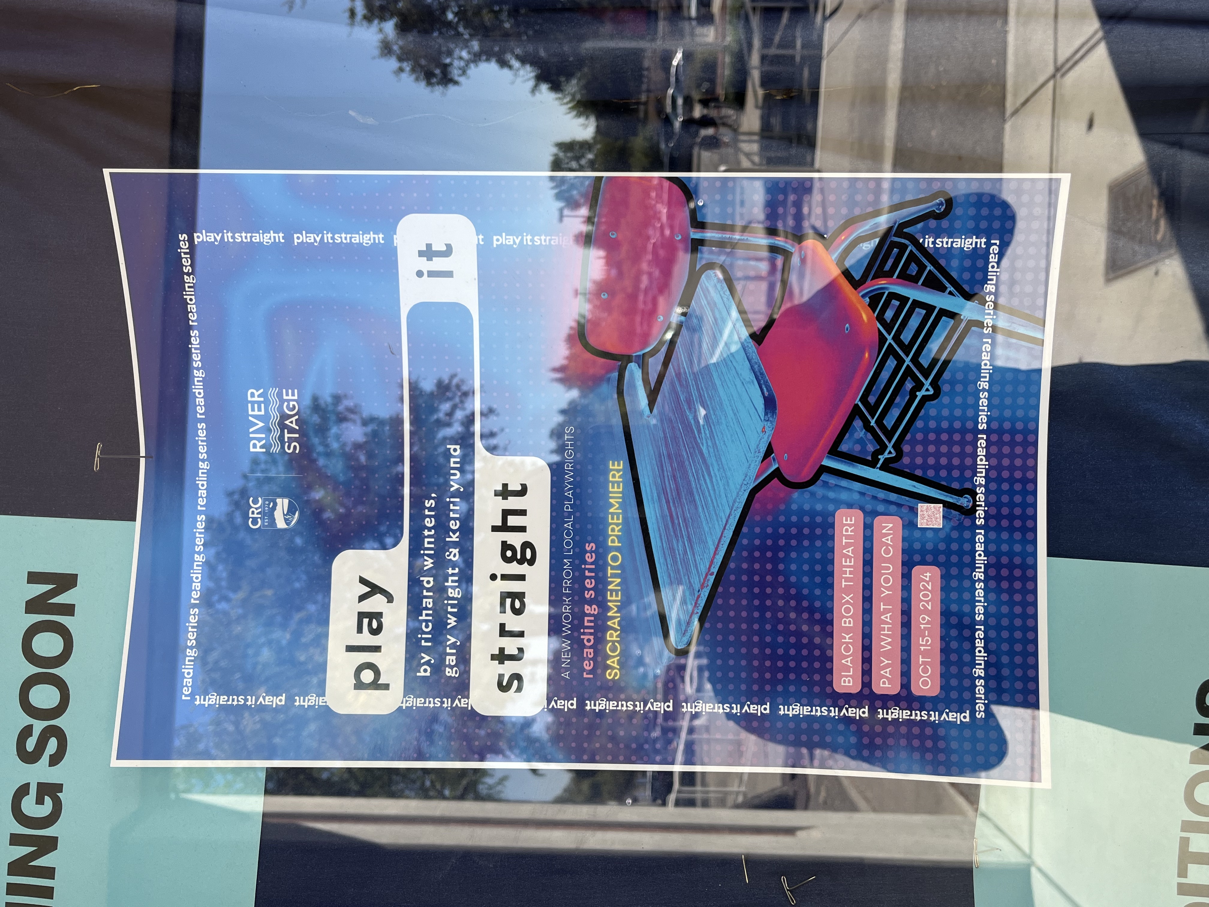 Play It Straight poster — CRC River Stage, Oct 15–19, 2024
